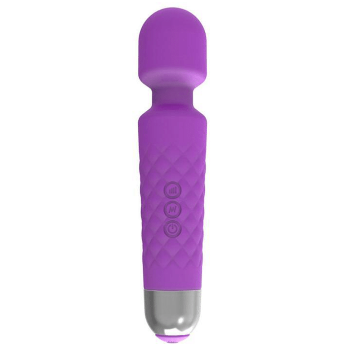 Gizmoswala Waterproof Magic Wand Powerful Multispeed Cordless Body Massager for Women Purple