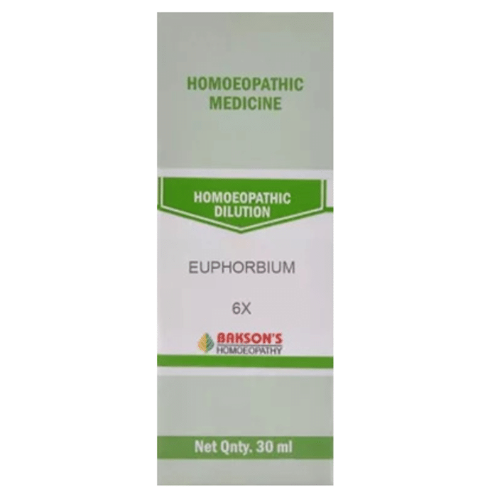 Bakson's Euphorbium Dilution 6X