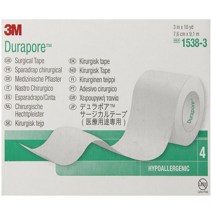 3M Durapore Tape 1538-3, 3 inch x 10 yard