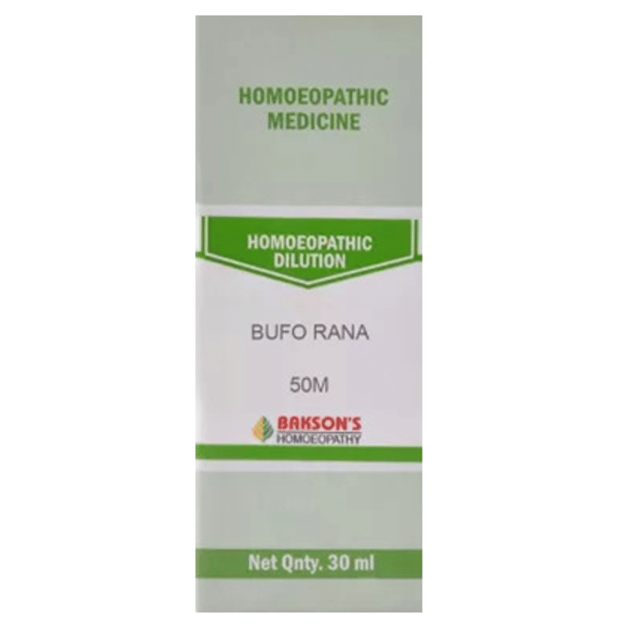 Bakson's Bufo Rana Dilution 50M