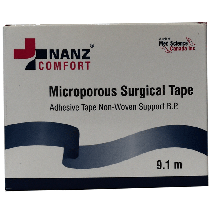 Nanz Comfort Microporous Surgical Tape 7.50cm x 9.1m