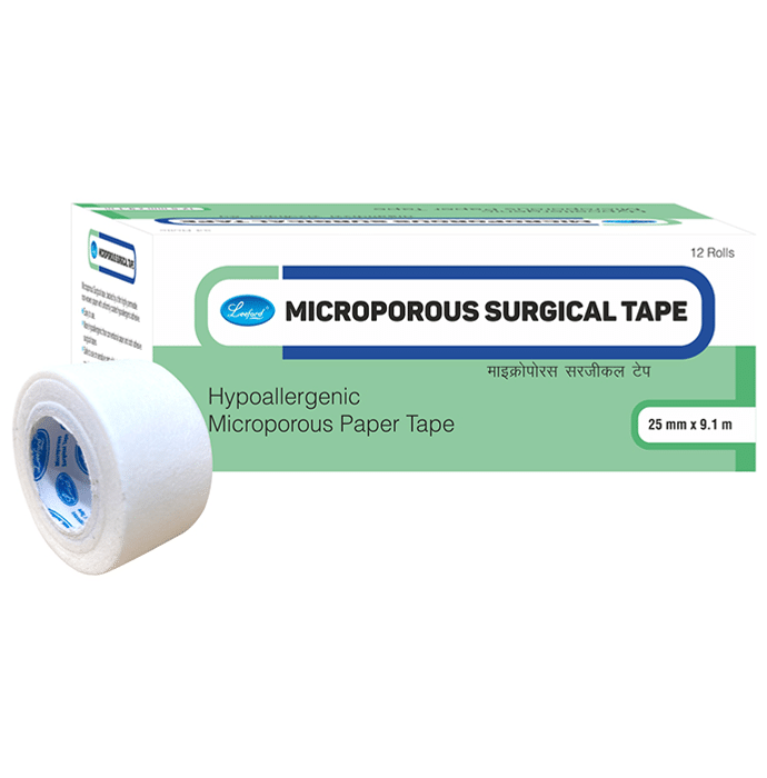Leeford Microporus Surgical Tape 25mm x 9.1m