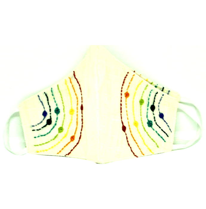 Enorgen Designer 100% Cotton Washable Reusable Protective Face Printed Mask White