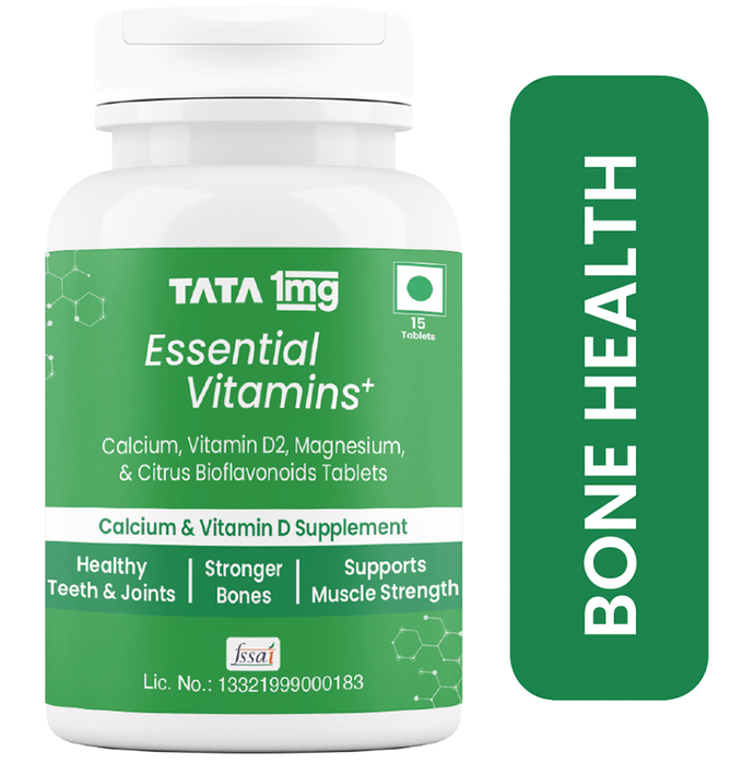 Tata 1mg Calcium & Vitamin D Supplement Tablet