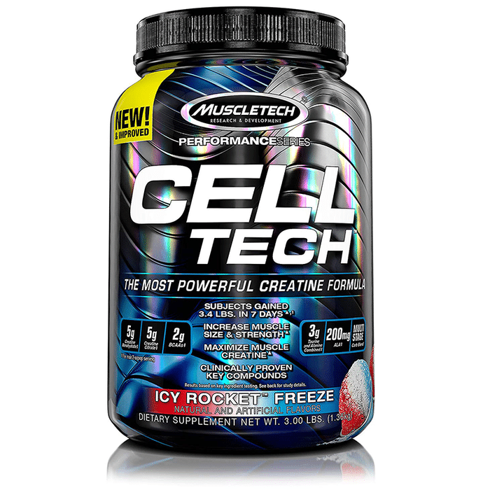 Muscletech Performance Series Cell Tech Creatine Formula Icy Rocket Freeze