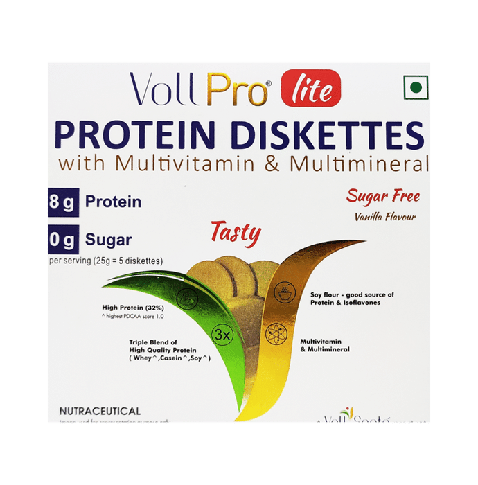 Voll Pro Lite Protein Diskettes with Multivitamin & Multimineral Sugar Free