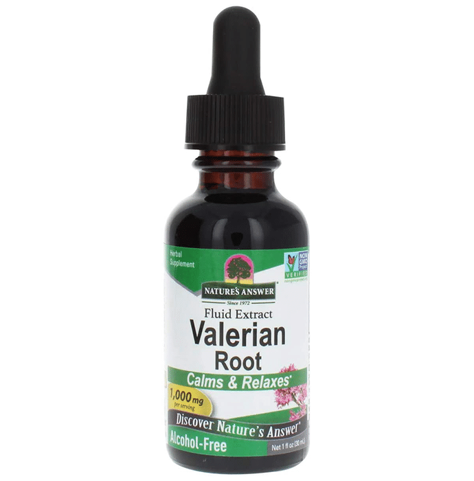 Nature's Answer Valerian Root Fluid Extract 1000mg Alcohol Free