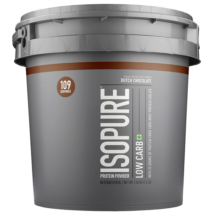 Isopure Low Carb 100% Whey Protein Isolate Dutch Chocolate