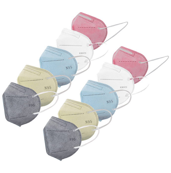 Lioncrown 5 Layer Reusable,Washable Outdoor Anti-Pollution, Dust Face Mask Assorted