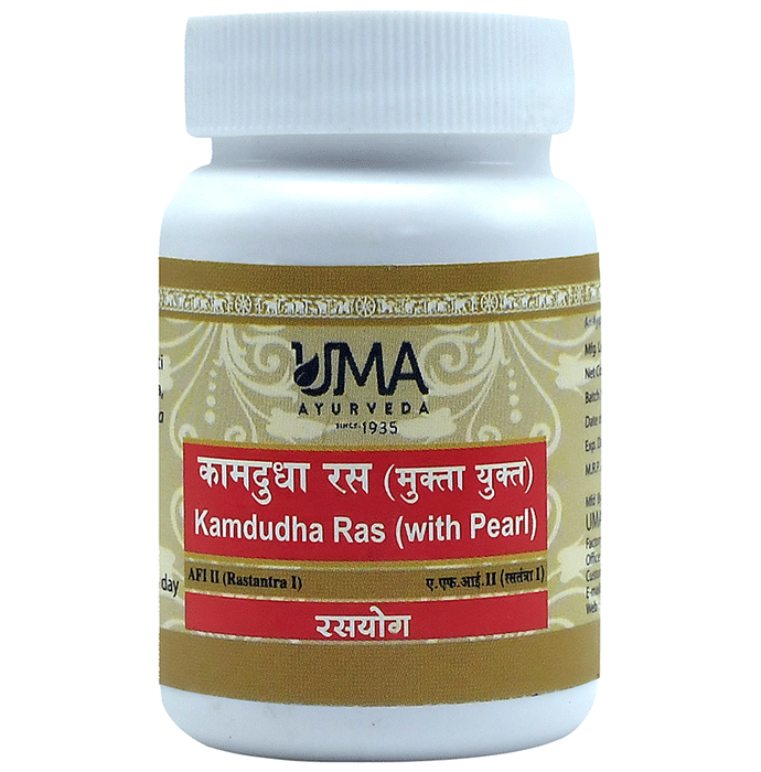 Uma Ayurveda Kamududha Ras (With Pearl) Tablet