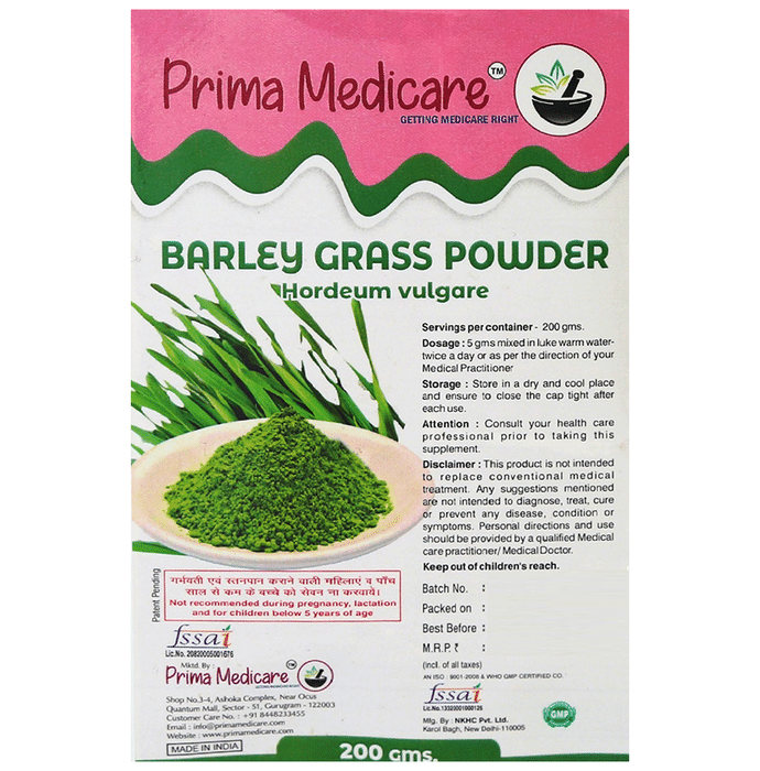 Prima Medicare Barley Grass Powder