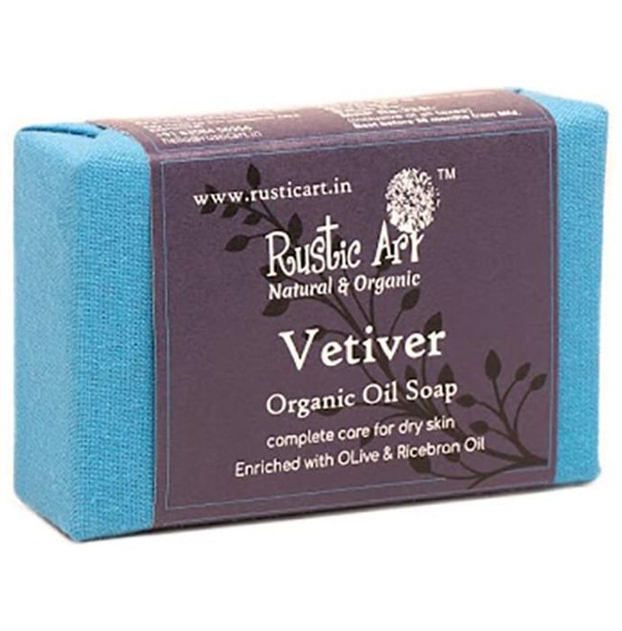 Rustic Art Vetiver Organic Oil Soap