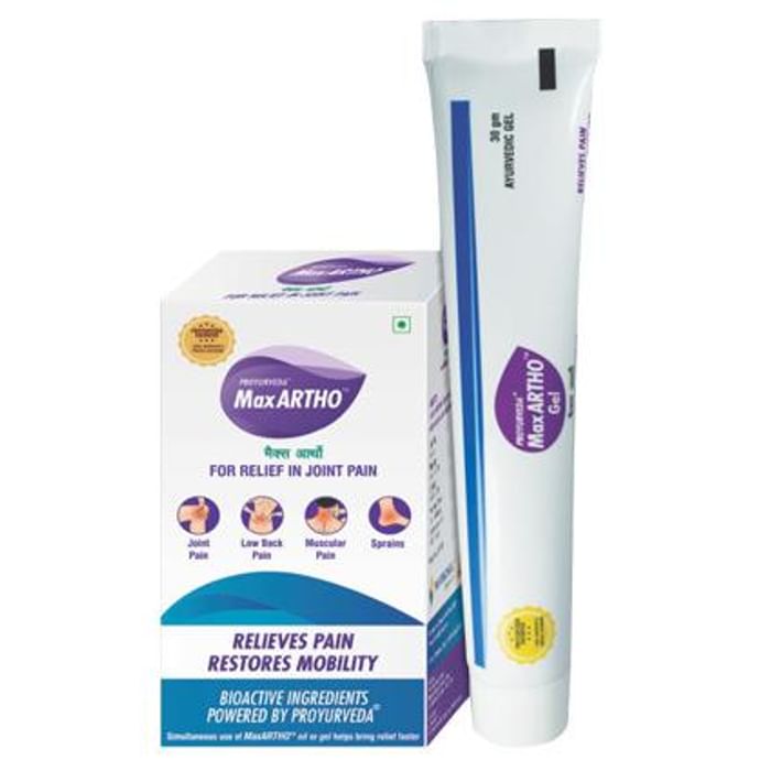 Proyurveda Combo Pack of Maxartho 60 Capsule & Maxartho Gel 30gm
