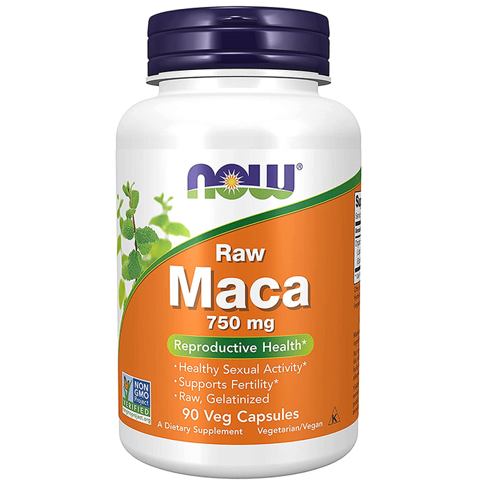 NOW Foods Raw Maca 750mg Veg Capsule