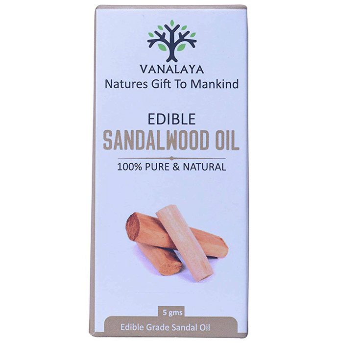 Vanalaya 100% Pure & Natural Edible Sandalwood Oil