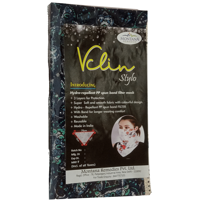 Vclin Stylo Hydro-Repellent PP Spun bond Filter Mask