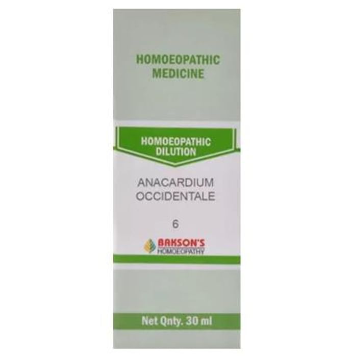 Bakson's Anacardium Occidentale Dilution 6 CH