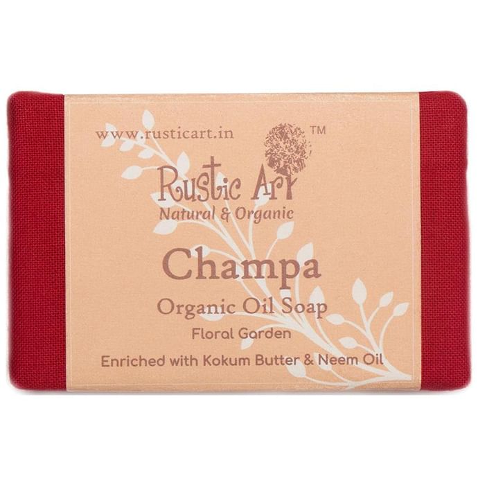 Rustic Art Champa Organic Oil Soap