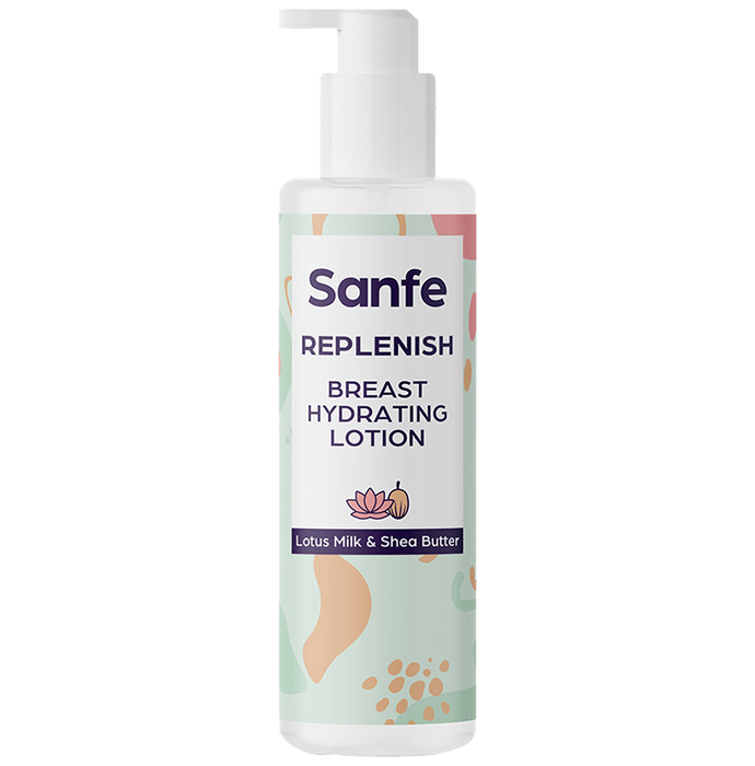 Sanfe Replenish Breast Hydrating Lotion Lotus Milk & Shea Butter