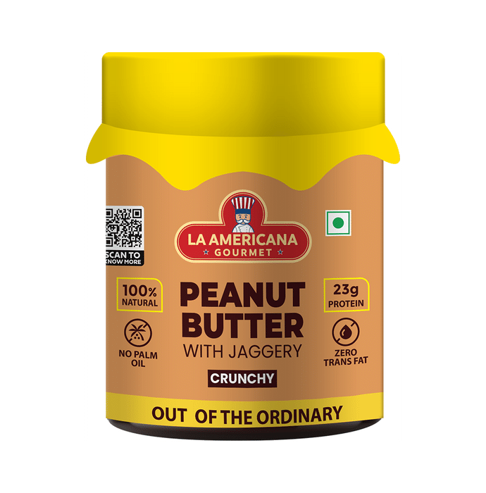 LA Americana Gourmet Peanut Butter with Jaggery Crunchy