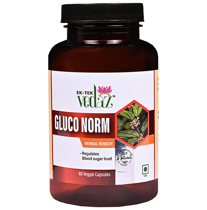 Ek-Tek Vedaz Gluco Norm Veggie Capsule