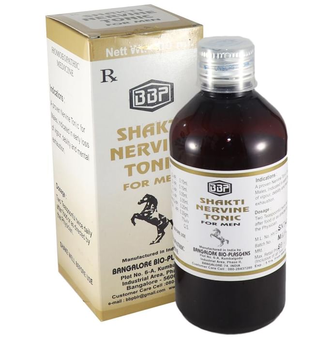 Bangalore Bio-Plasgens Shakti Nervine Tonic For Men