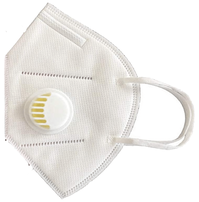 V-Cure KN95 Mask with Valve White