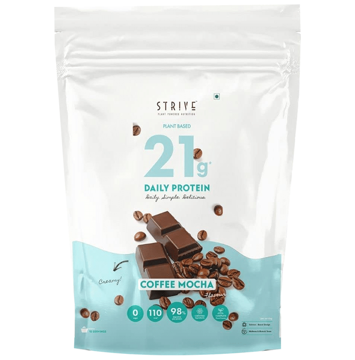Strive Plant Based 21g Daily Protein Powder Coffee Mocha