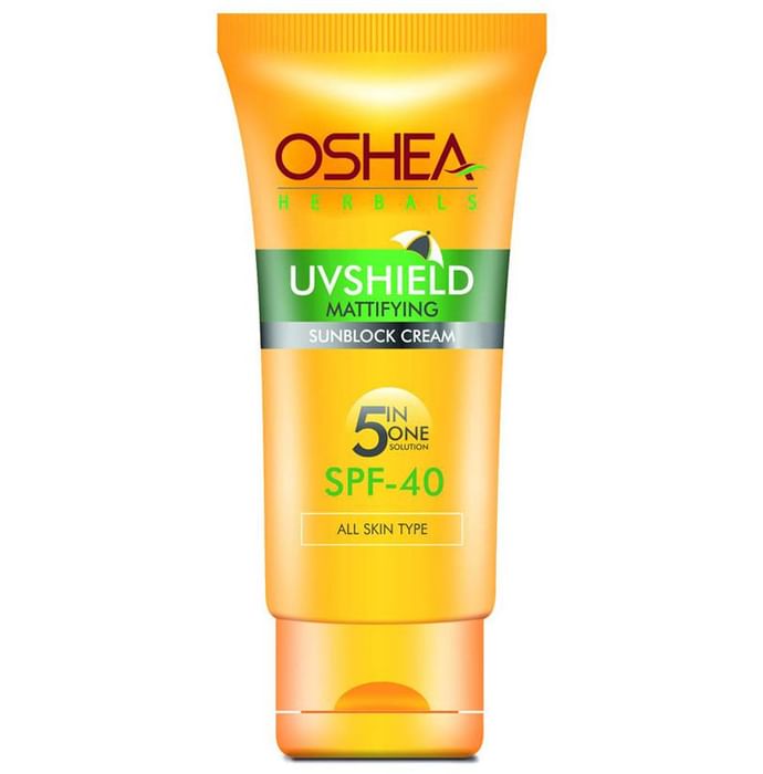 Oshea Herbals UVShield Sun Block Cream Mattifying SPF 40