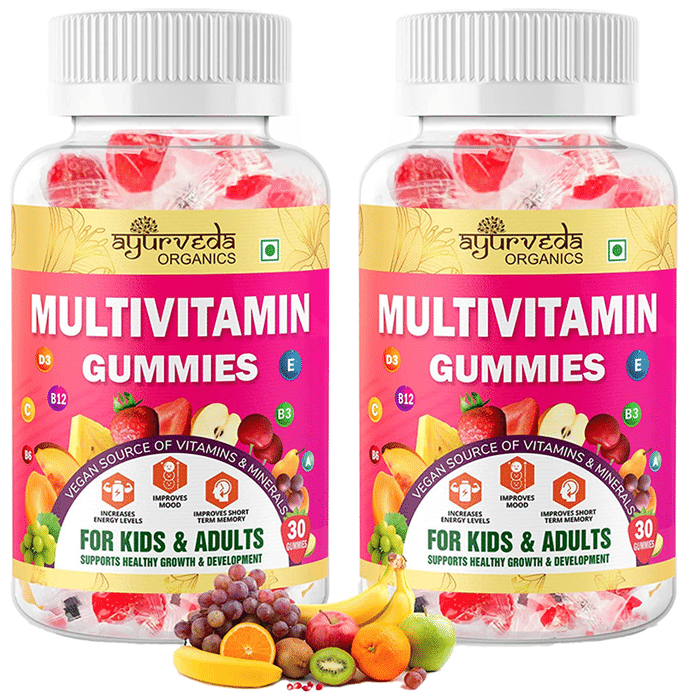 Ayurveda Organics Multivitamin Gummies (30 Each)