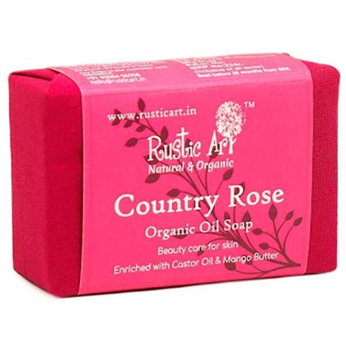 Rustic Art Country Rose Organic Oil Soap