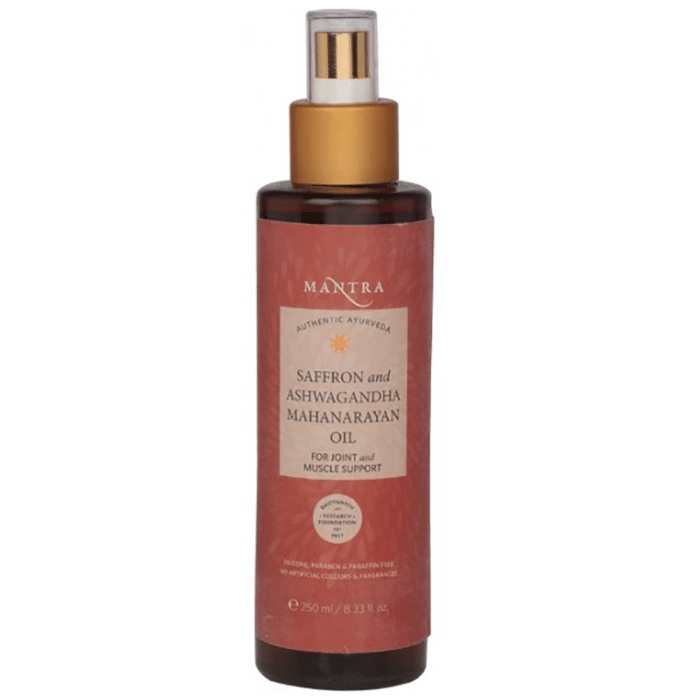 Mantra Saffron and Ashwagandha Mahanarayan Oil