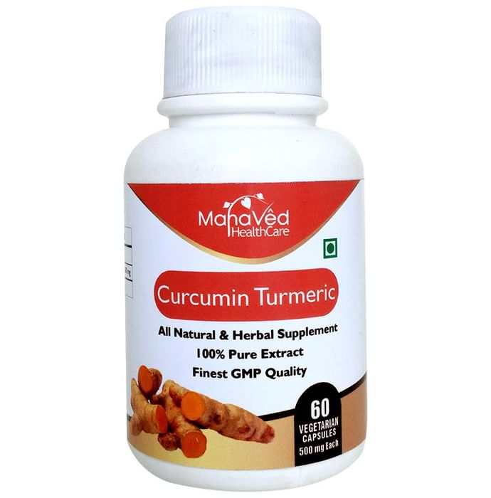 MahaVed Curcumin Turmeric Vegetarian Capsule
