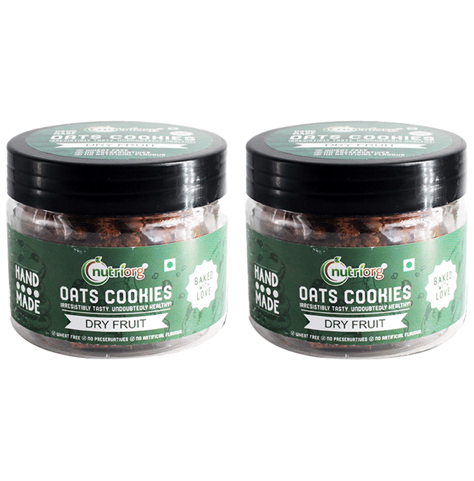 Nutriorg Oats Cookies (110gm Each) Dry fruit