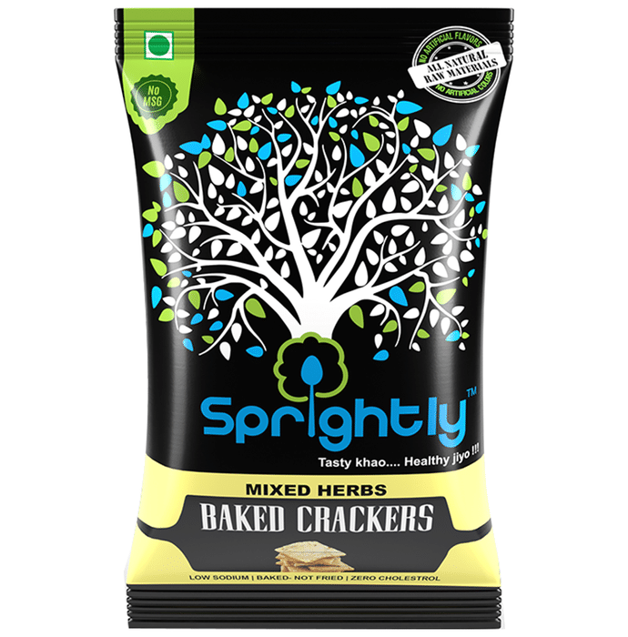 Sprightly Mixed Herbs Baked Crackers