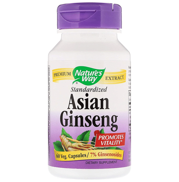 Nature's Way Standardized Asian Ginseng Capsule