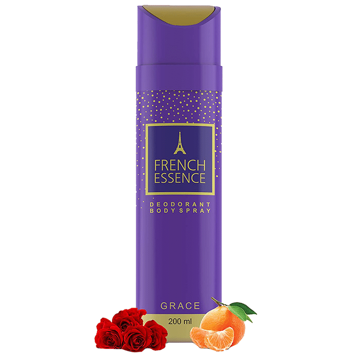 French Essence Grace Deodrant Body Spray for Women (200ml Each)