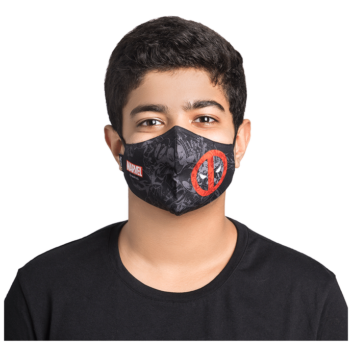 Airific Marvel Deadpool Badge Face Mask Large