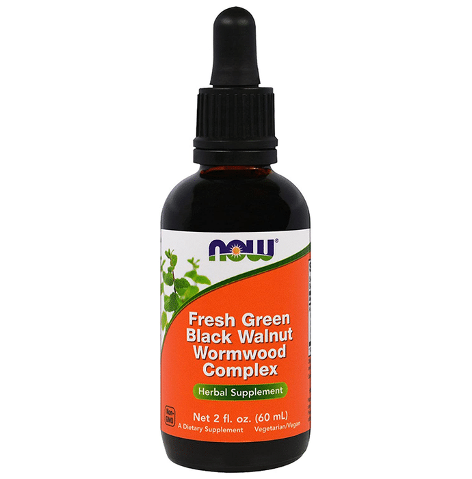 Now Fresh Green Black Walnut Wormwood Complex (60ml Each)
