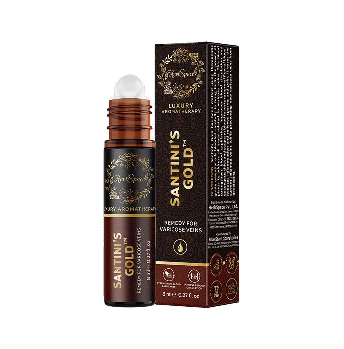 Herbspace Santini's Gold Remedy for Varicose Veins Oil