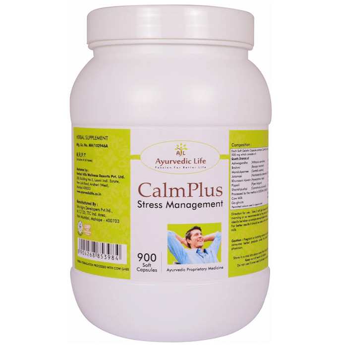 Ayurvedic Life Calm Plus Stress Management Capsule