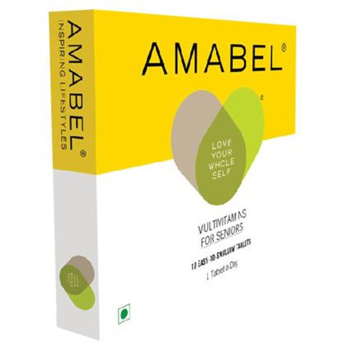 Amabel Multivitamins & Minerals For Seniors Tablet
