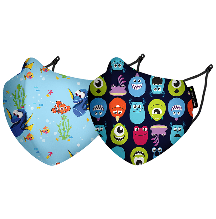 Nirvana Disney Face Covering Mask XS Monster & Nemo