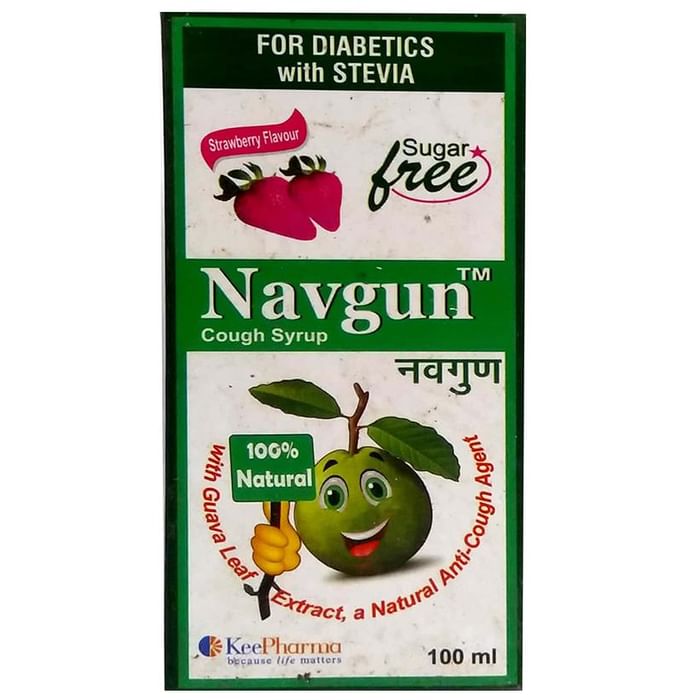Navgun Syrup Sugar Free Strawberry