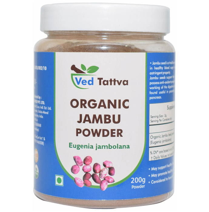 Ved Tattva Organic Jambu Eugenia Jambolana Powder