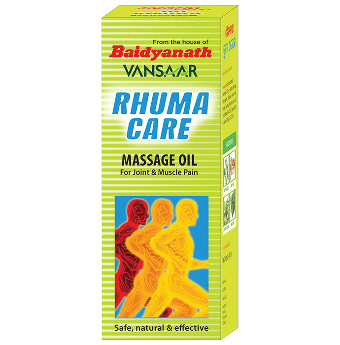 Baidyanath Rhuma Massage Oil for Muscle & Joints Pain
