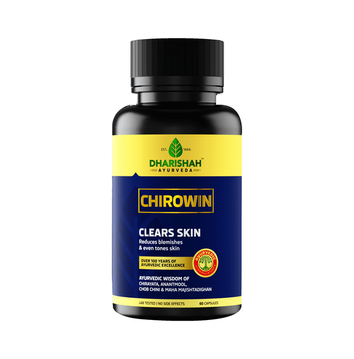 Dharishah Ayurveda Chirowin Capsule Clears Skin Capsule