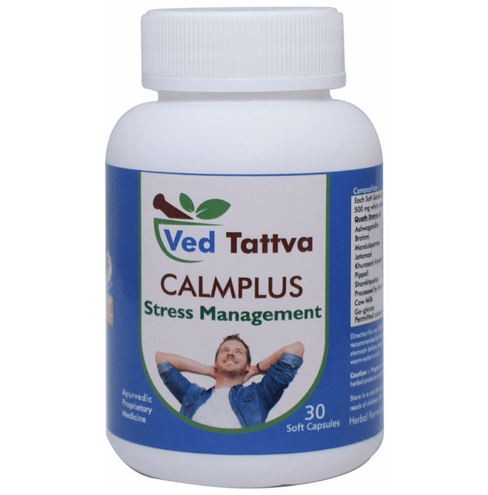 Ved Tattva Calmplus Stress Management Capsule