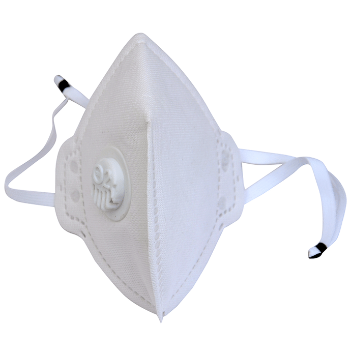 Dominion Care Non Woven 6 Layer Mask with Adjustable Elastic & Nose Pin White