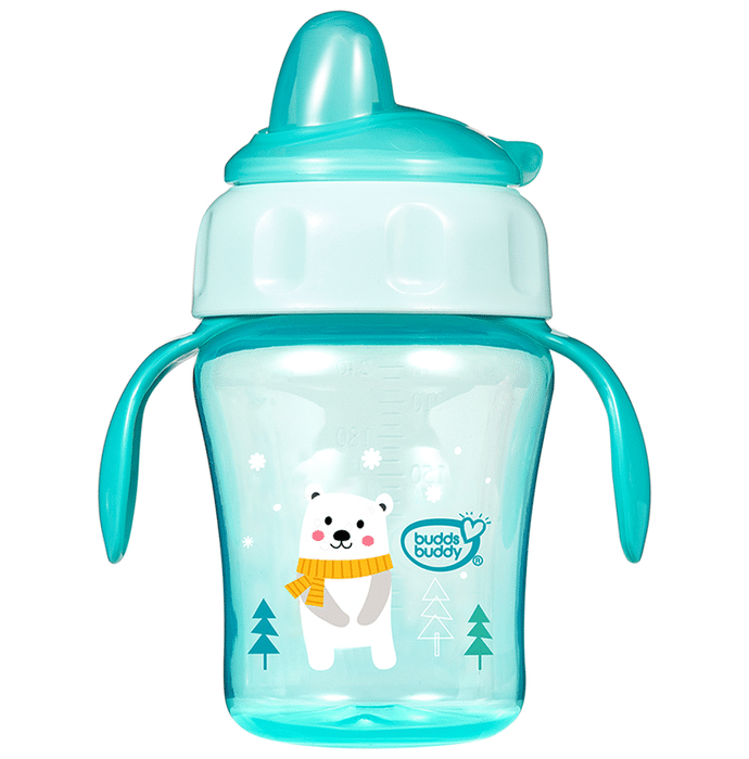 Buddsbuddy Momo Flexible Spout Baby Sipper Cup 240ml Green